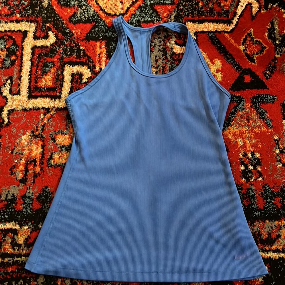 🍄Nike• Dri Fit Blue Razorback Tank Top - Picture 1 of 5